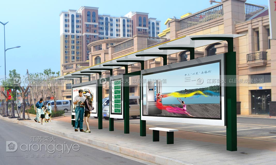 生產公交站臺圖片