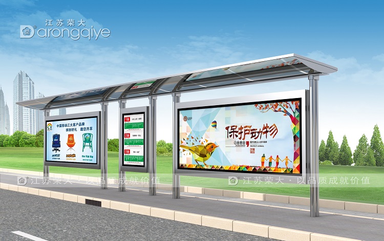 不銹鋼候車(chē)亭，現(xiàn)代城市公共交通的美學(xué)詮釋與實(shí)用典范配圖一